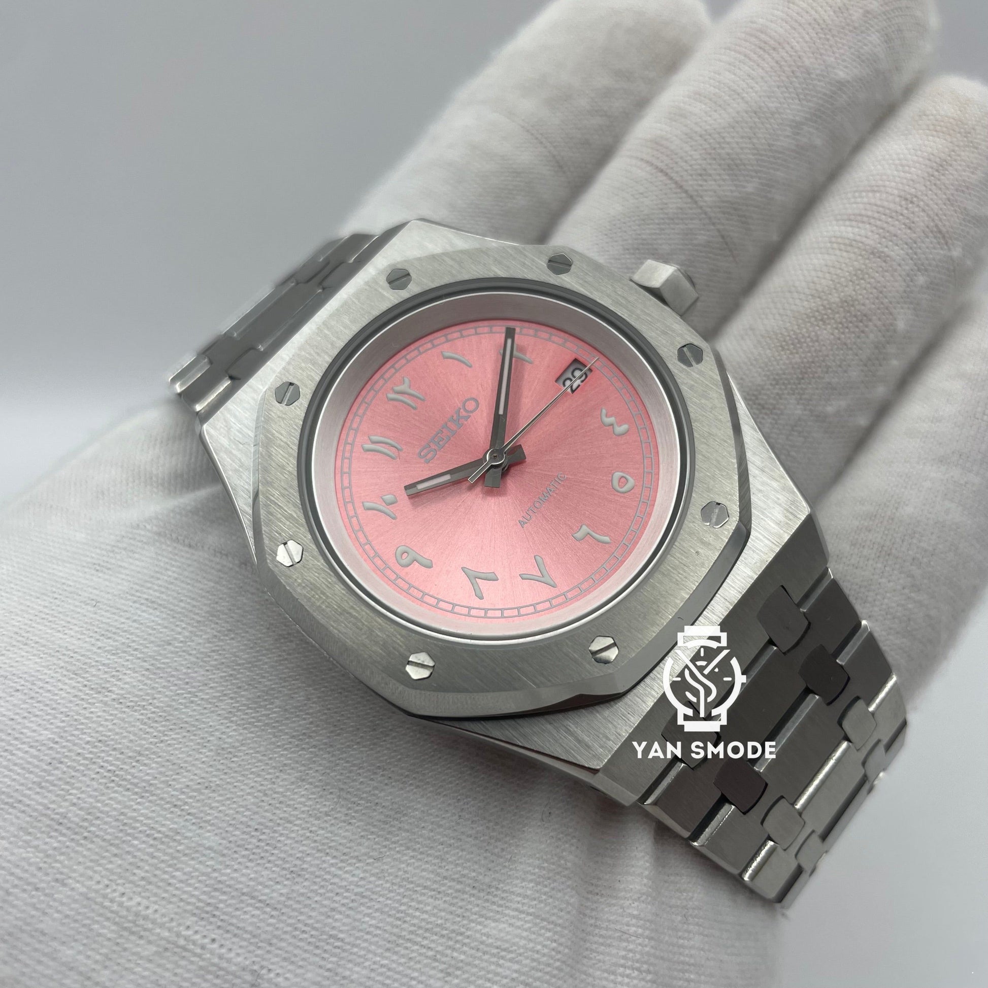 SekioMod Royal Oak Arabic Dial Rose - Yan Smode