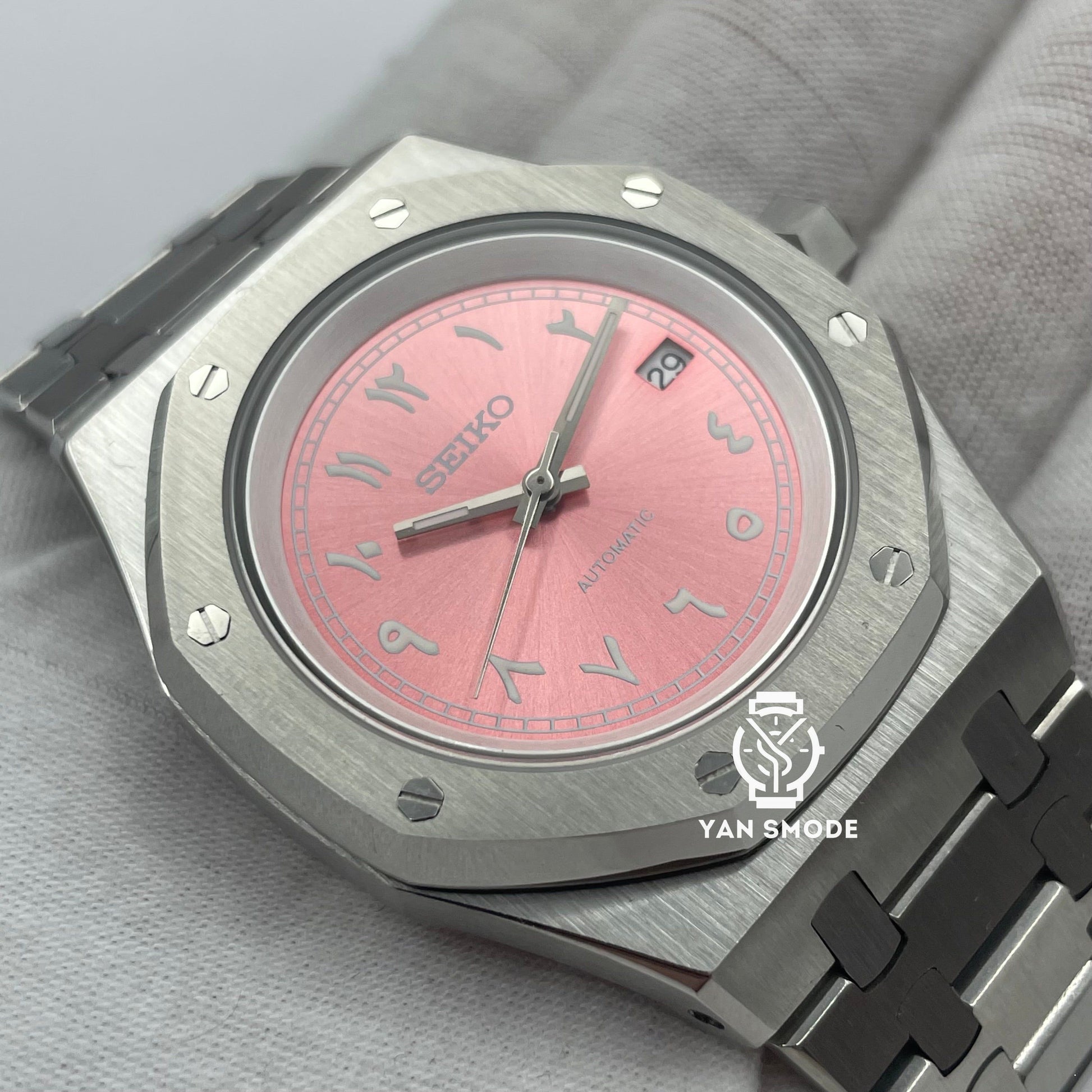 SekioMod Royal Oak Arabic Dial Rose - Yan Smode
