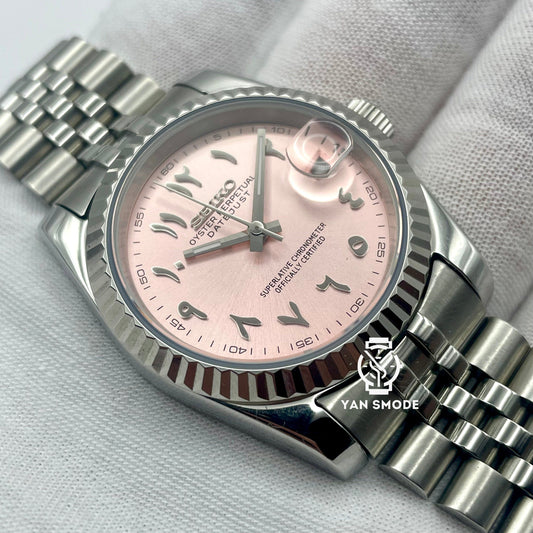 SekioMod DateJust Arabic Dial Rose - Yan Smode