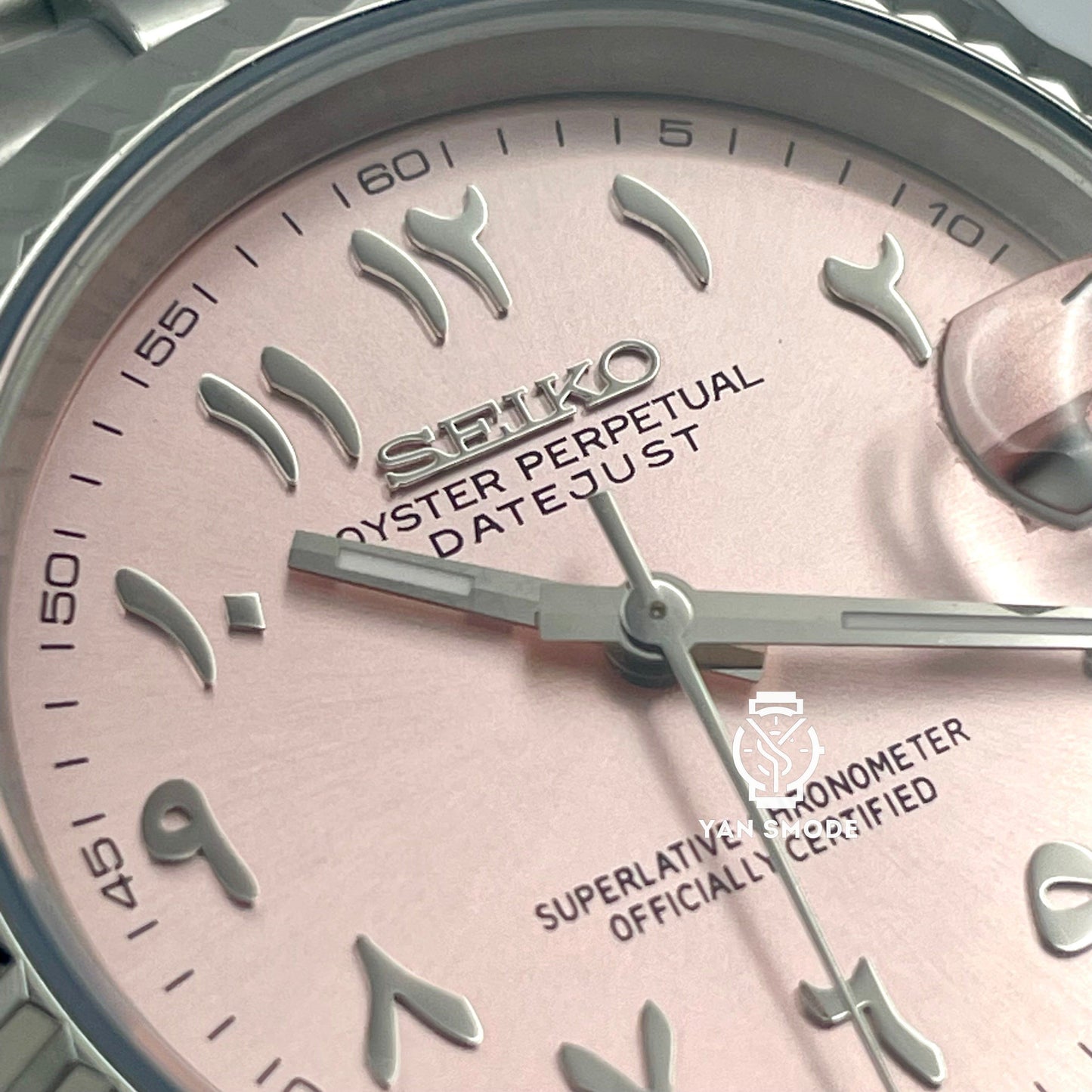 SekioMod DateJust Arabic Dial Rose - Yan Smode