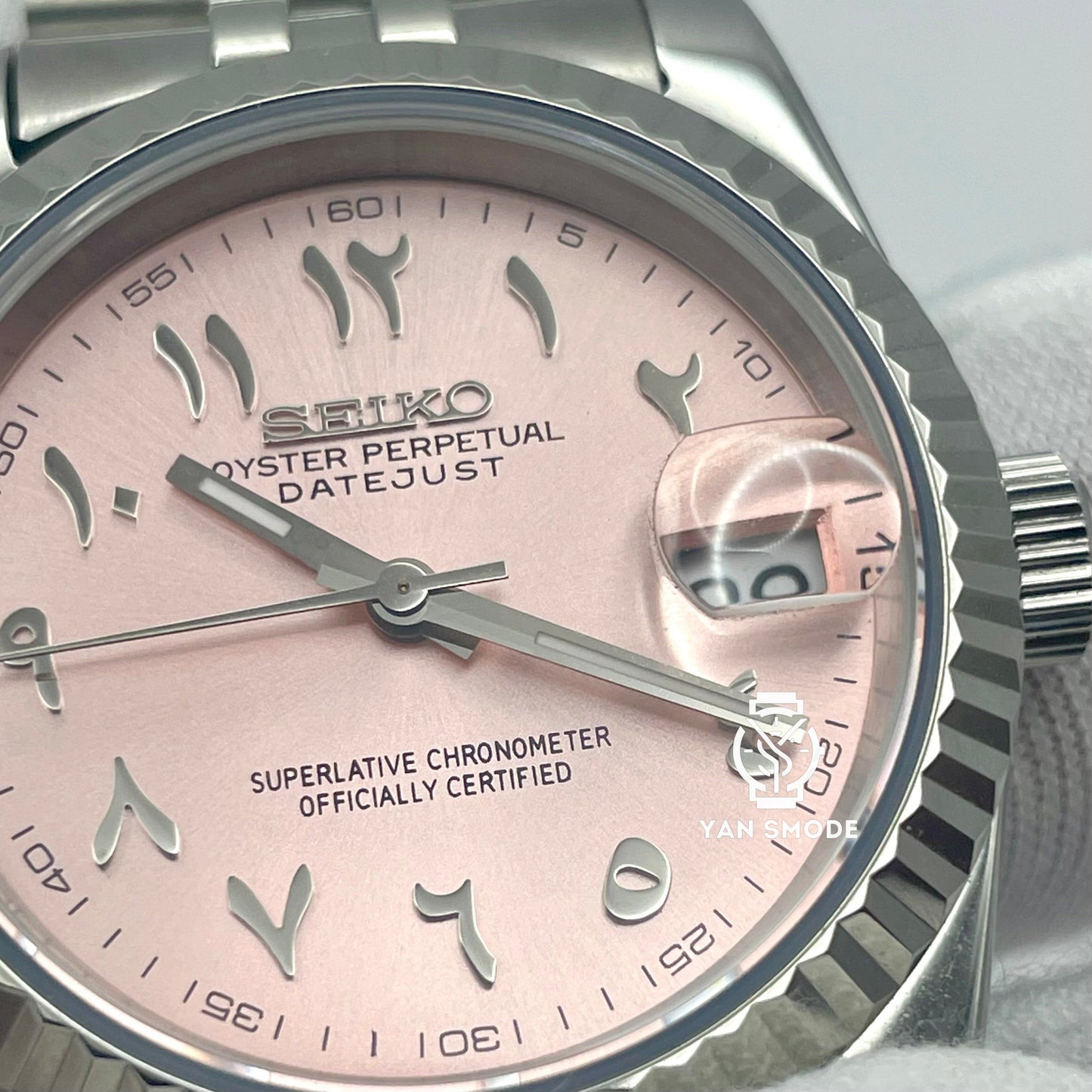SekioMod DateJust Arabic Dial Rose - Yan Smode