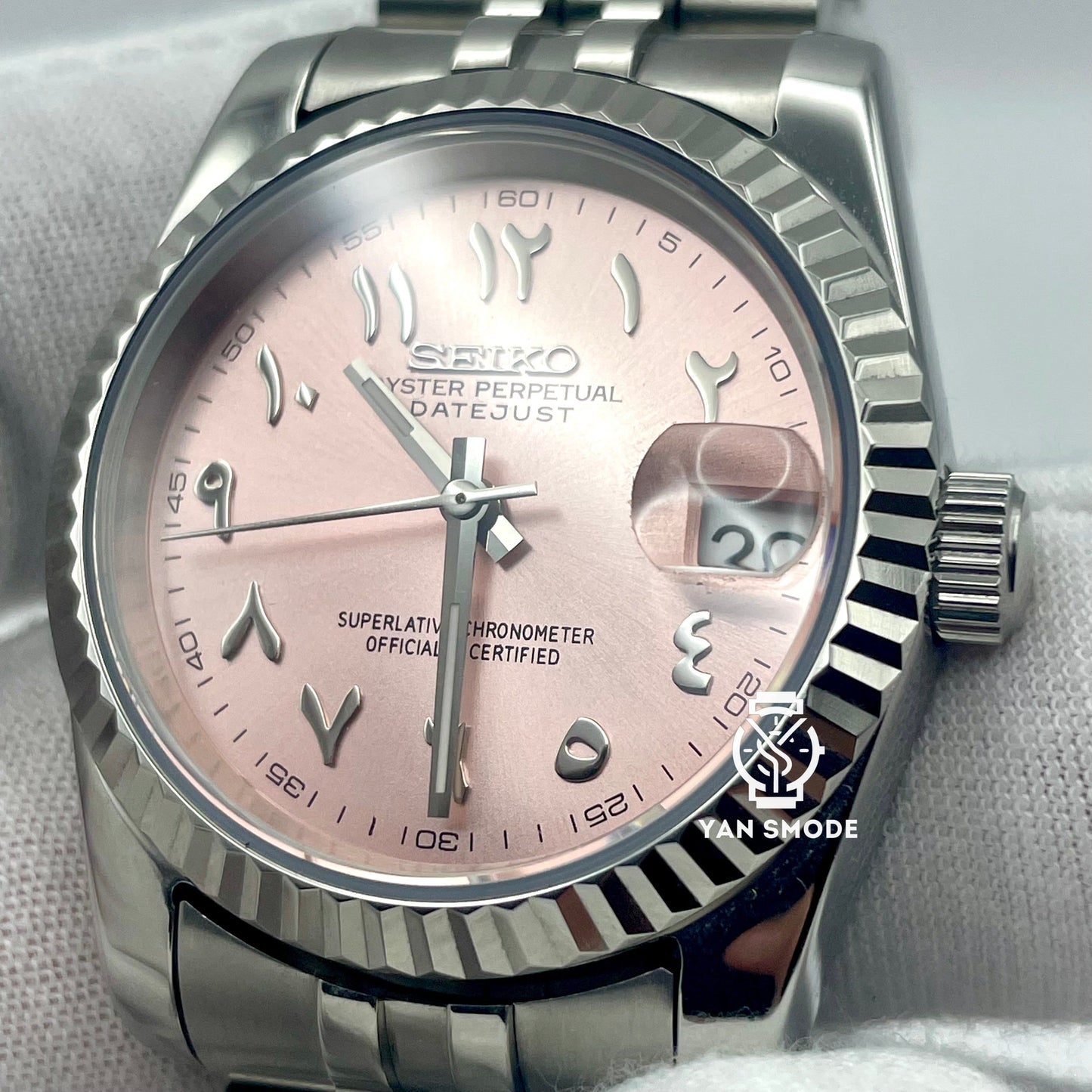 SekioMod DateJust Arabic Dial Rose - Yan Smode