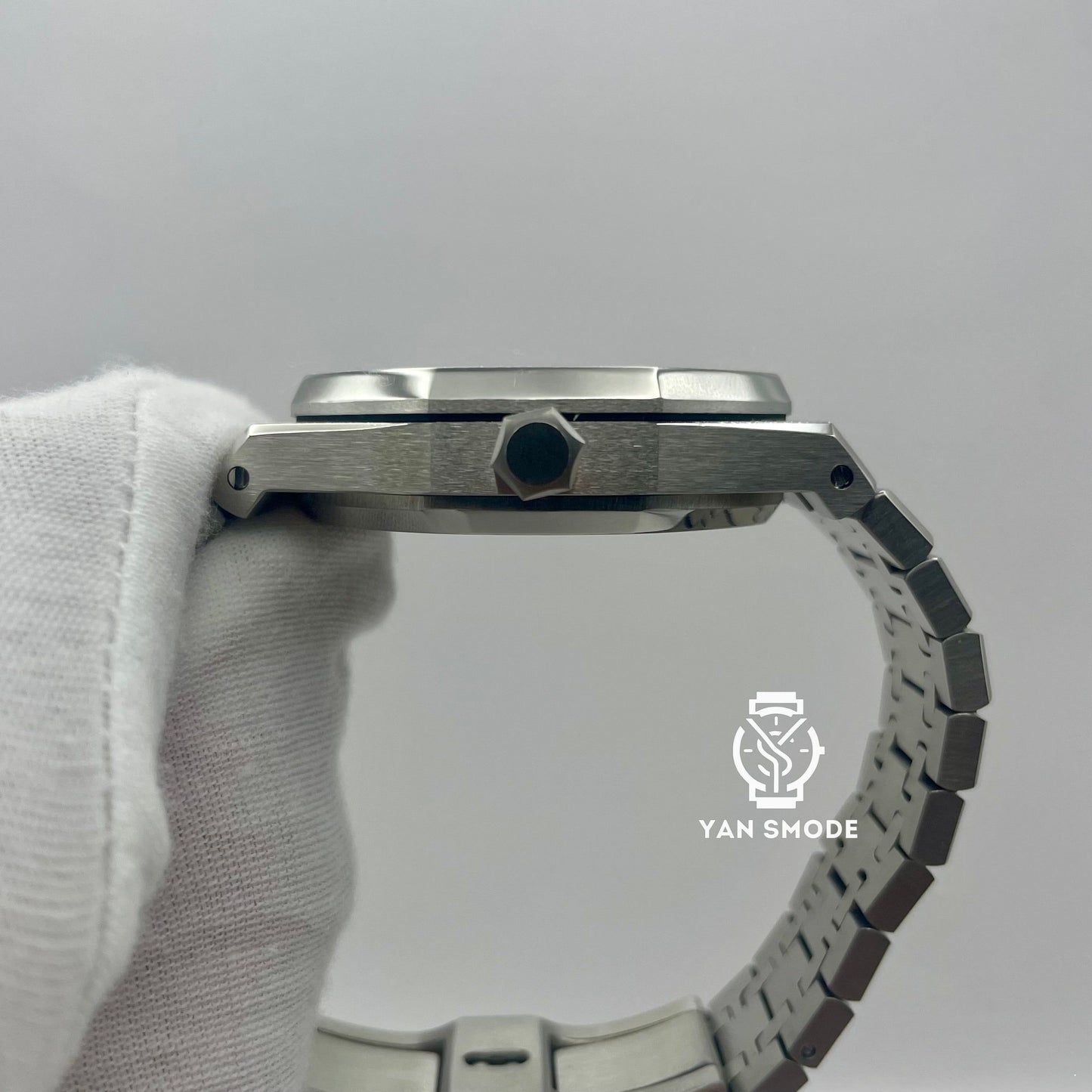 SekioMod Royal Oak Brillante Arabic Dial Grise - Yan Smode