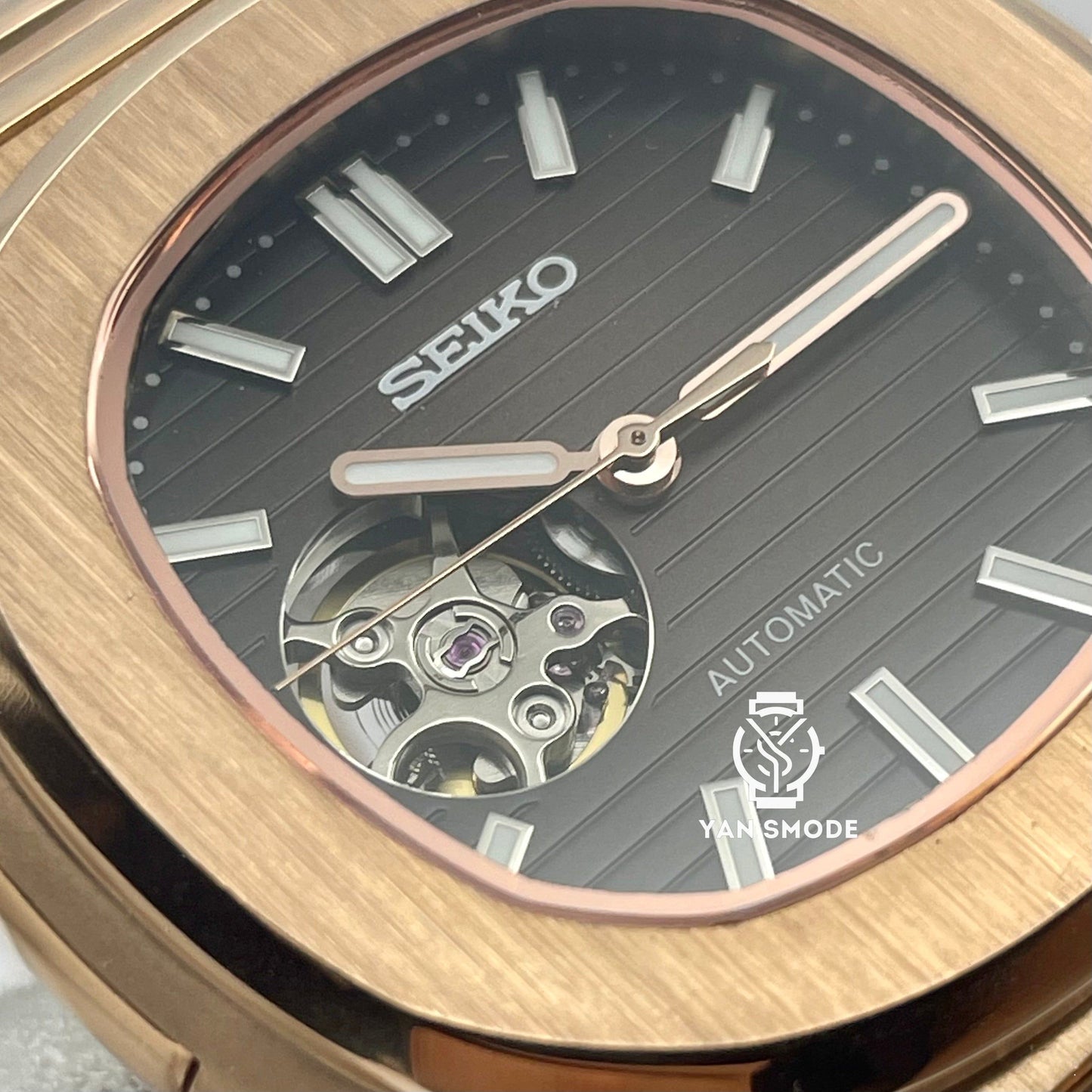 SekioMod Nautilus Or Rose Caramel Ouverte - Yan Smode