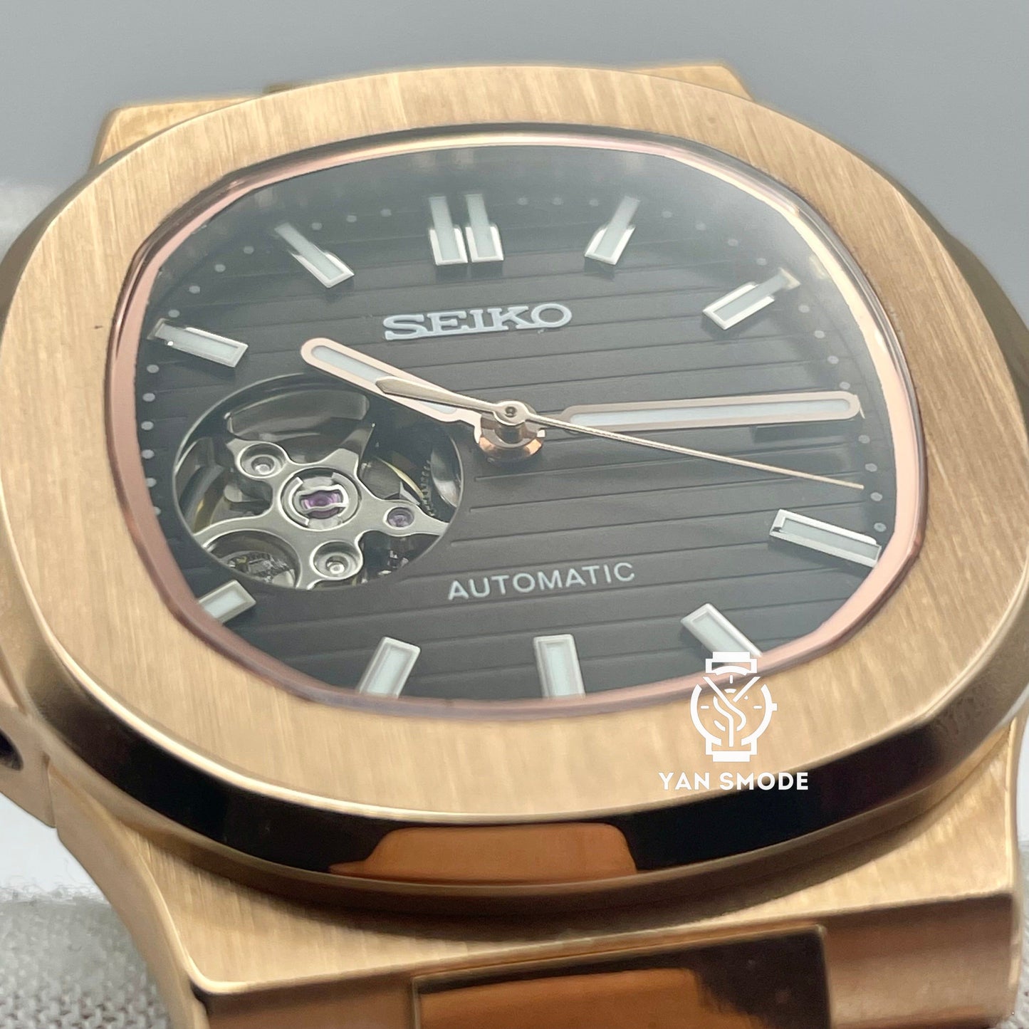 SekioMod Nautilus Or Rose Caramel Ouverte - Yan Smode