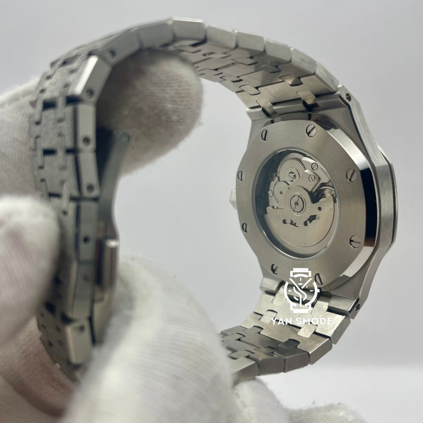 SekioMod Royal Oak Brillante Arabic Dial Bleu Claire - Yan Smode