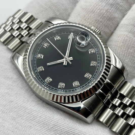 Astoria Noire Orné de Diamants
