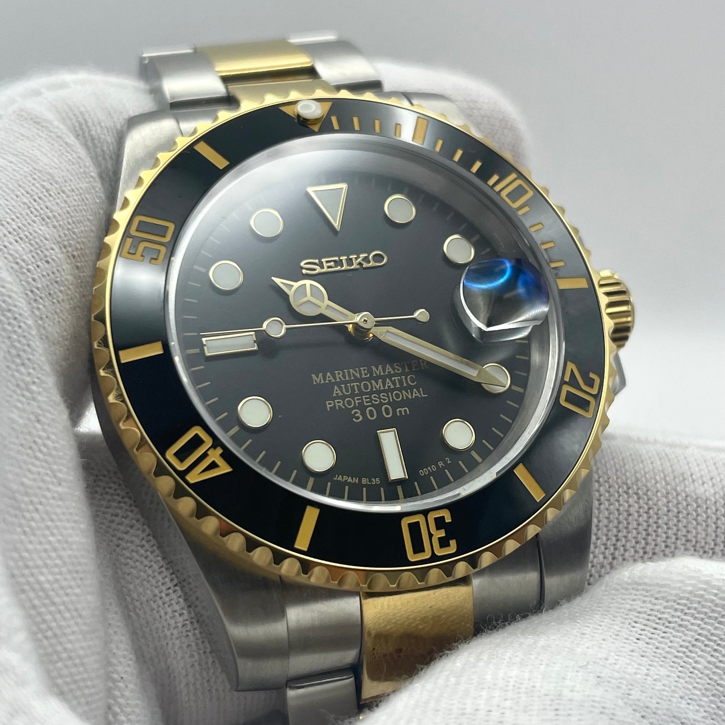 SeikoMod Submariner Black