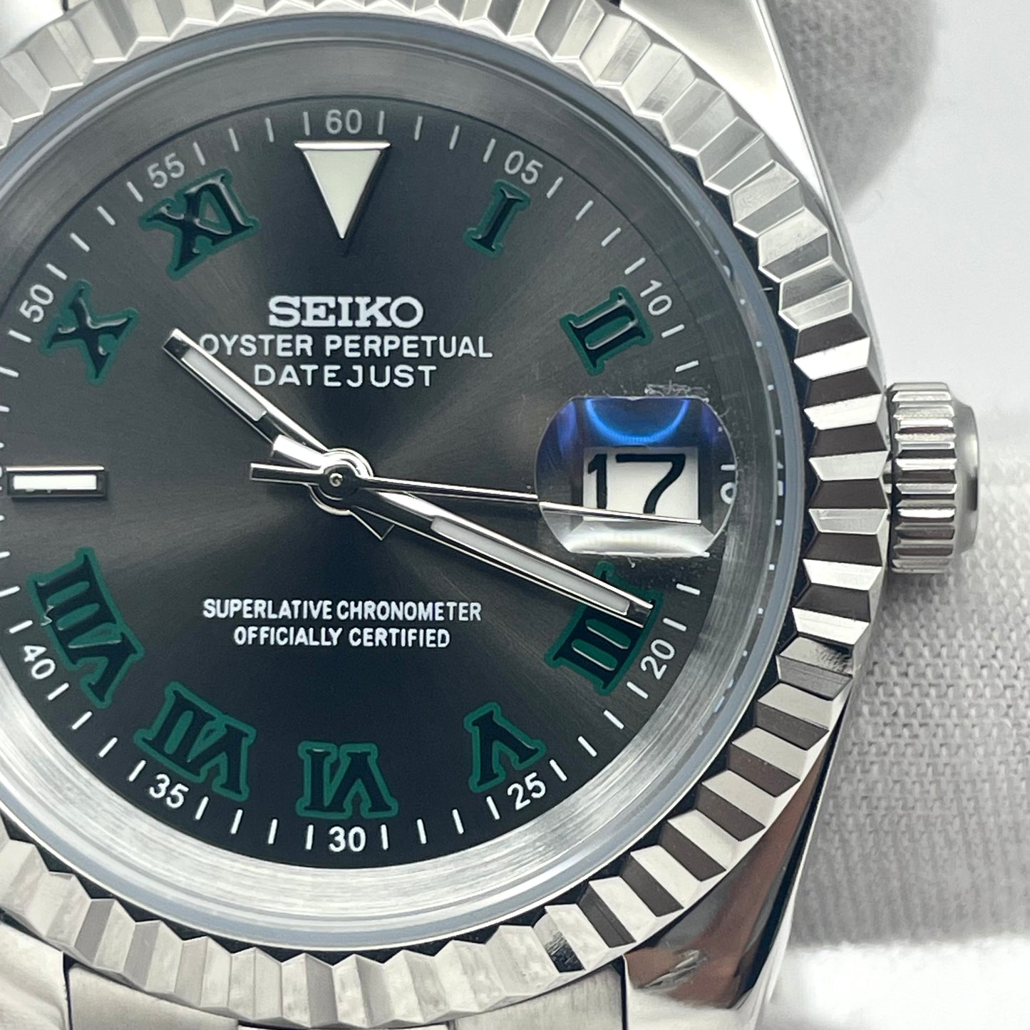 Seiko Mod Date Just Wimbledon