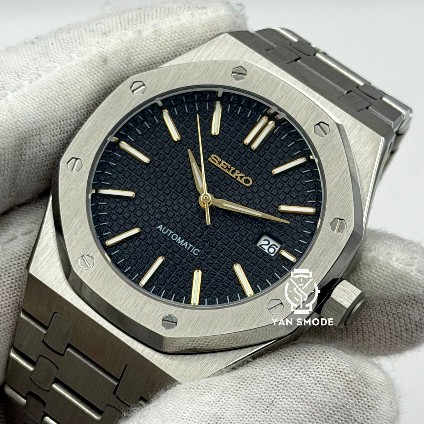 Royal Oak Noire Index Or Jaune