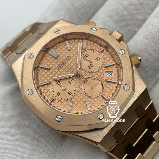 Royal Oak Chronos Or Rose Orange