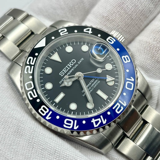 Seiko Mod GMT Batman