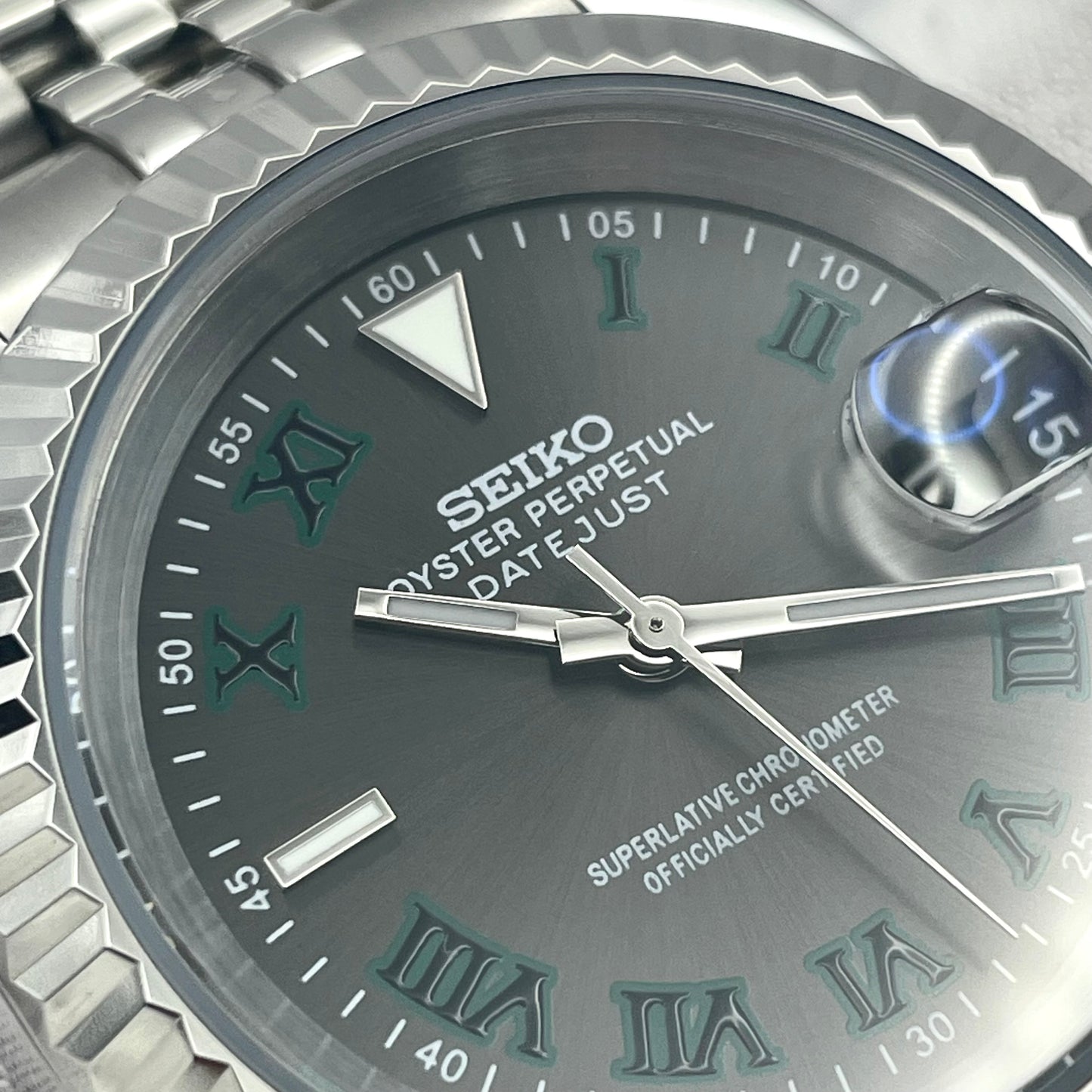 Seiko Mod Date Just Wimbledon