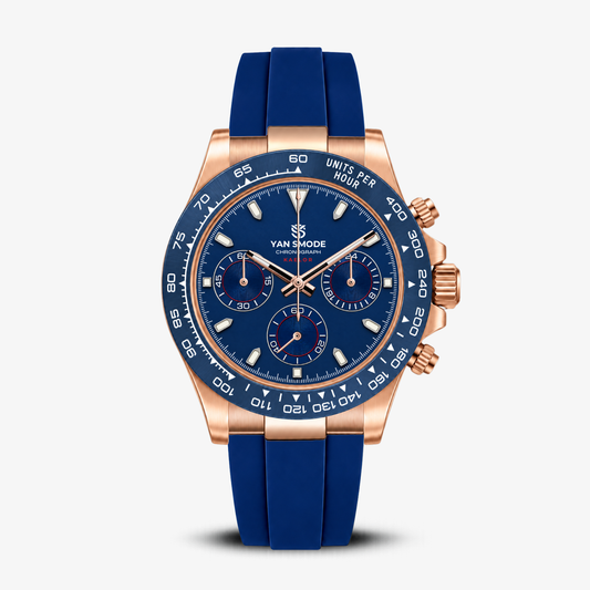 Kaelor Rose Gold Dark Blue