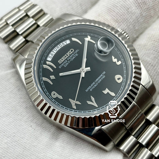 Day Date Arabic Dial Noire