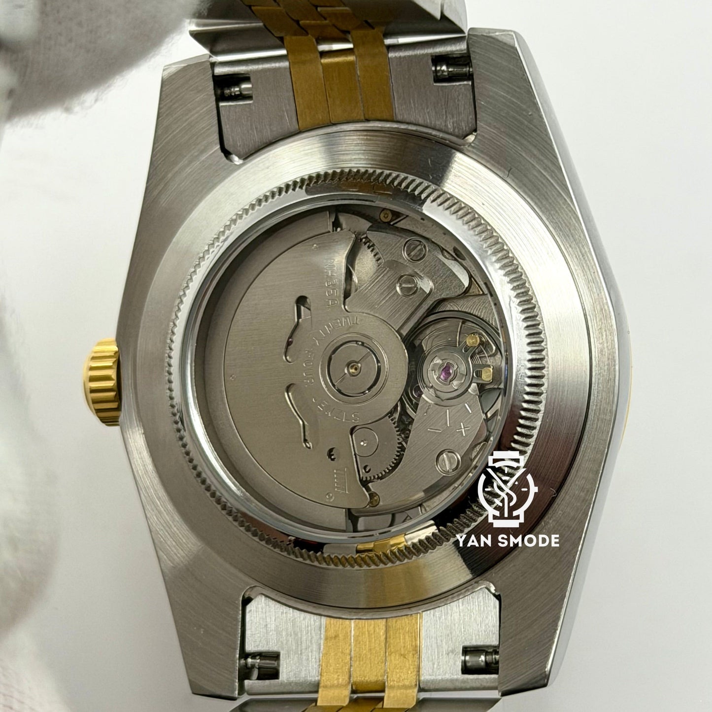 Date Just Yellow Gold Decorated with Diamonds 