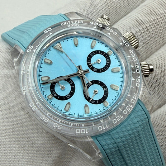 Lorena Transparente Bleu Ciel