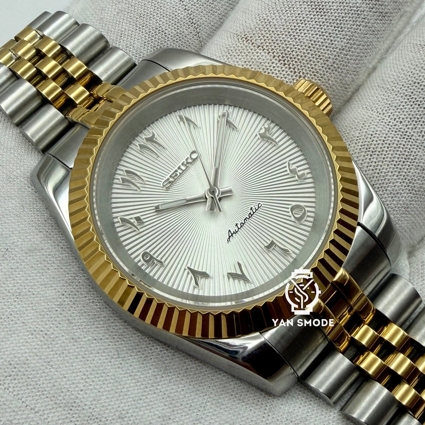 Arabic Dial Blanche Or Jaune