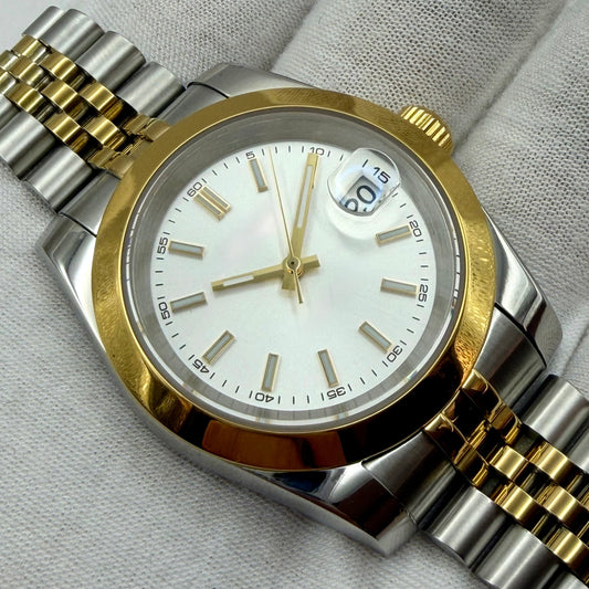 Date Just Yellow Gold Decorated with Diamonds 