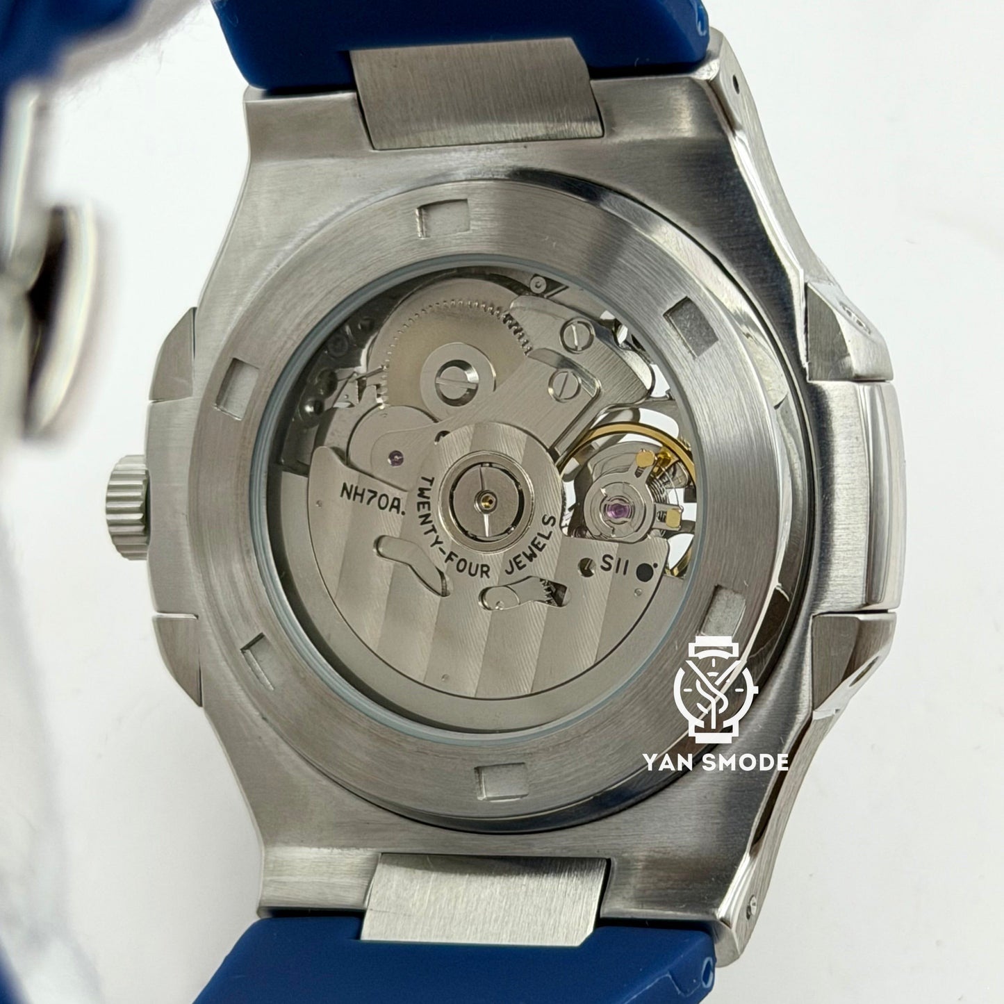 Nautilus Squelette Bleu