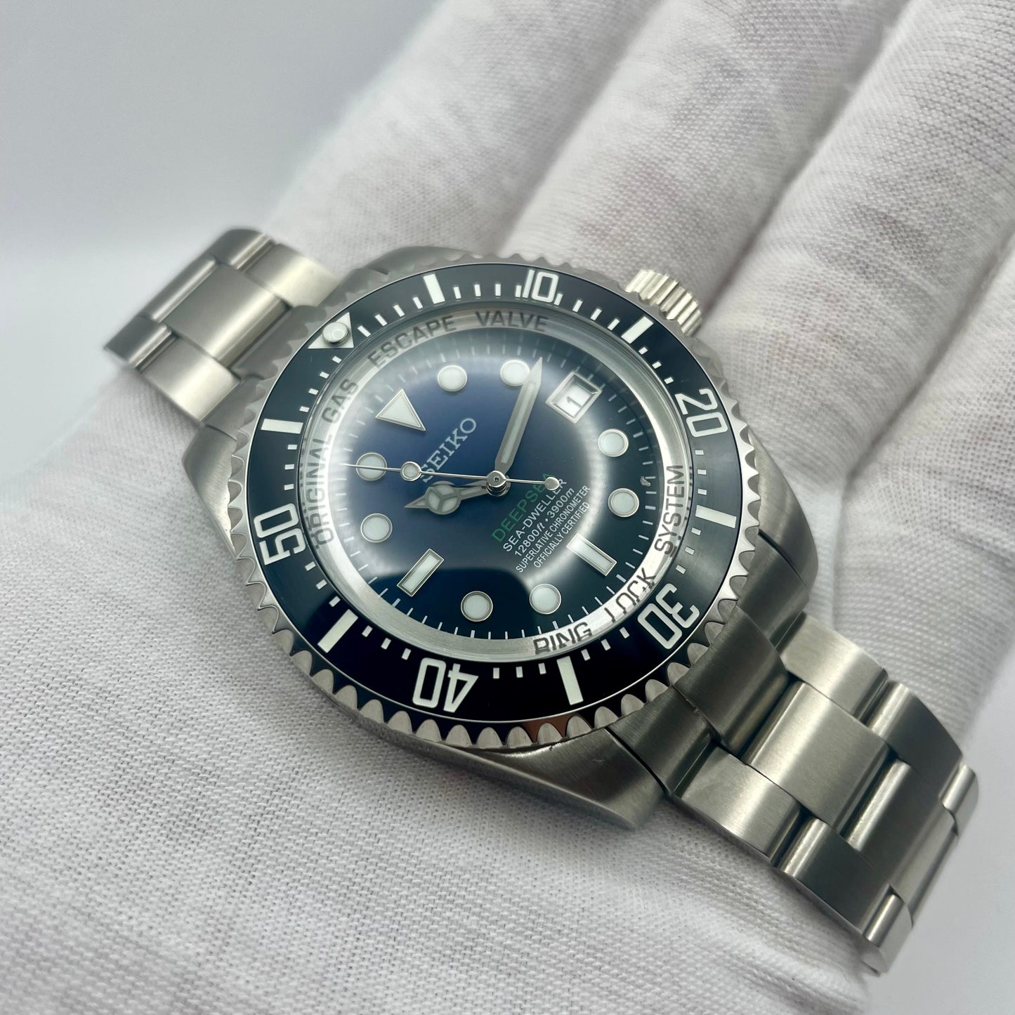 SeikoMod Submariner Black