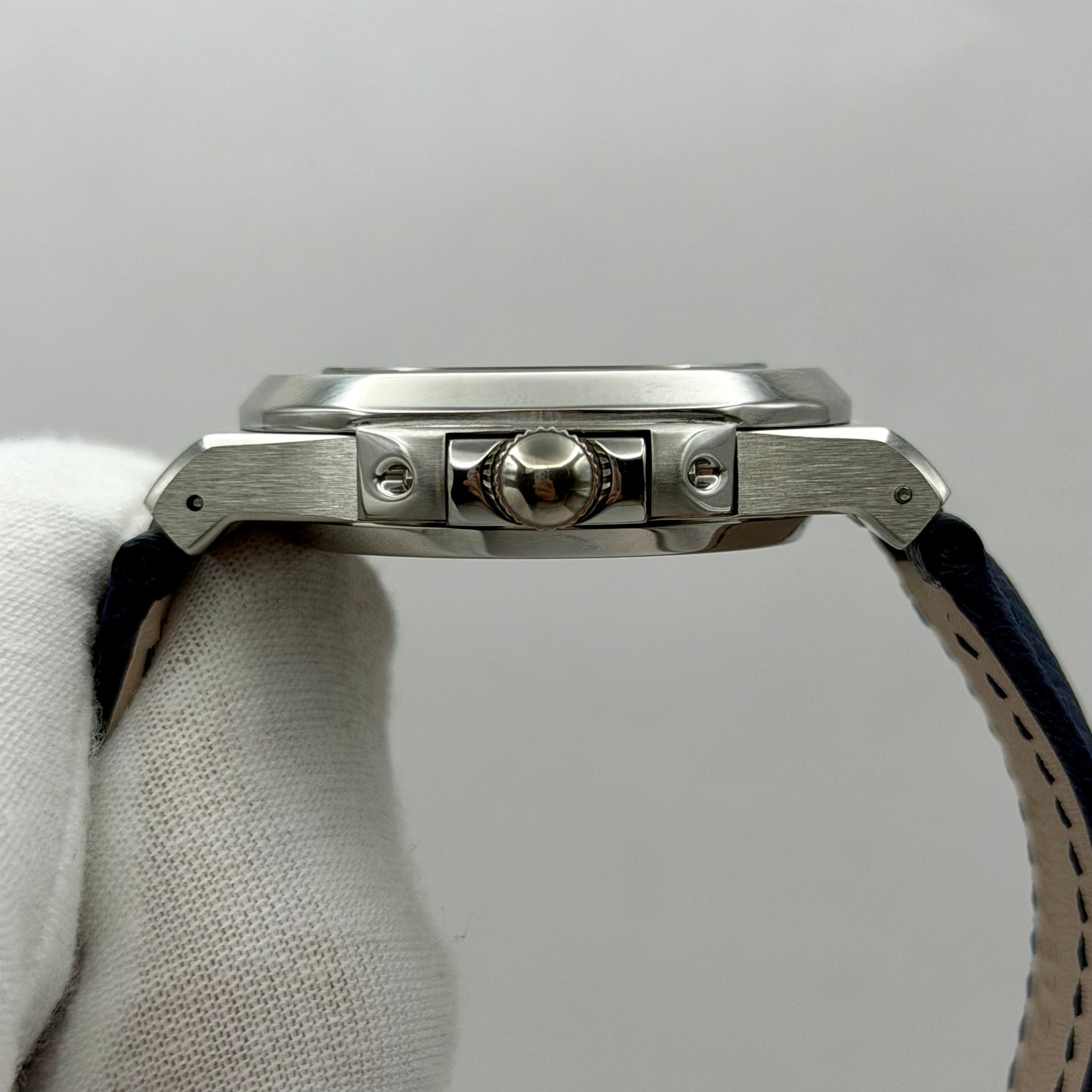 Nautilus Bleu Nuit Ouverte Cuir Bleu