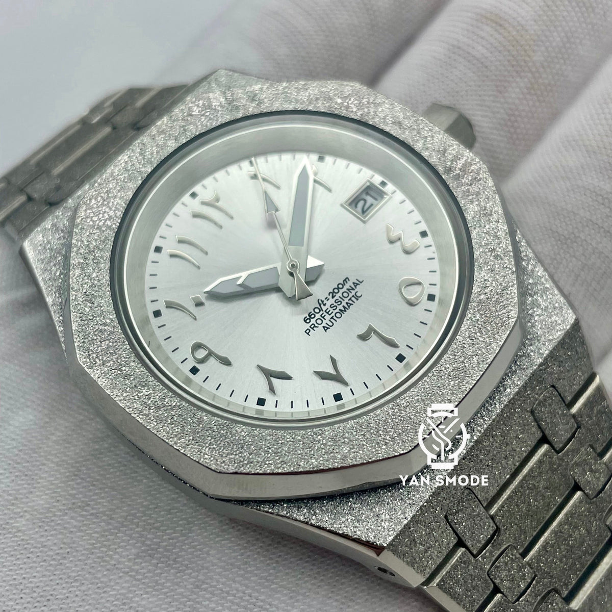 Rovena Brillante Arabic Dial Grise