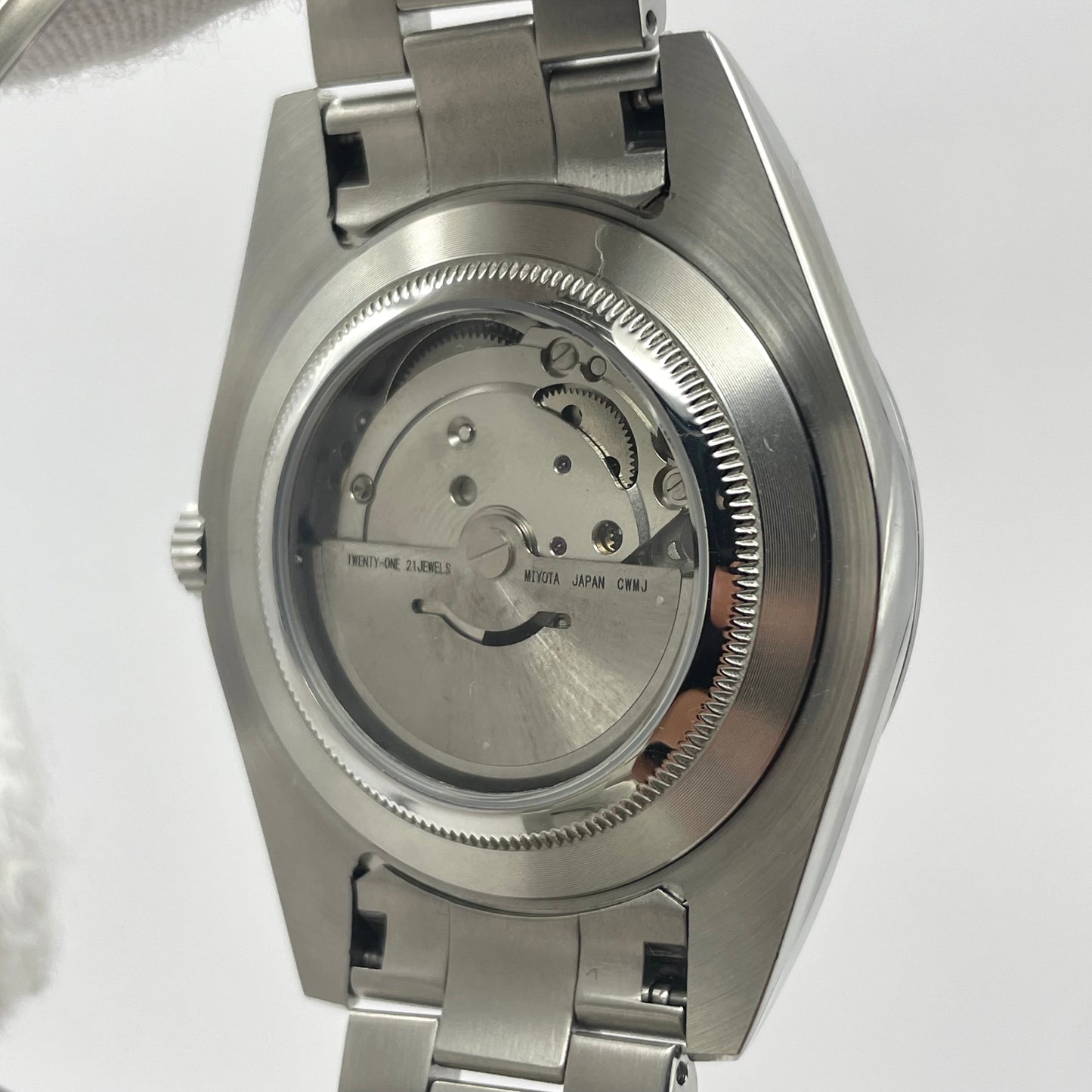 SeikoMod DateJust Arabic Dial Light Blue