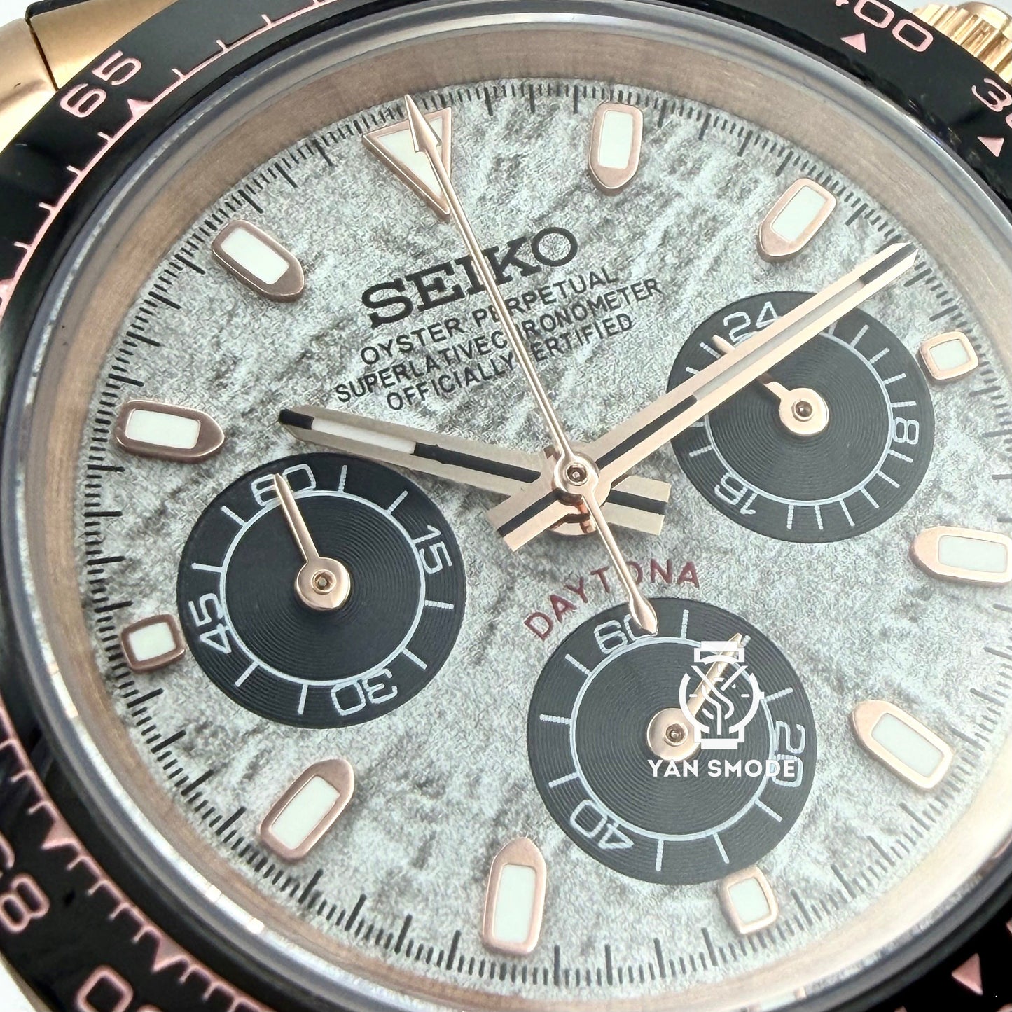 Daytona Or Rose Noir Météorite