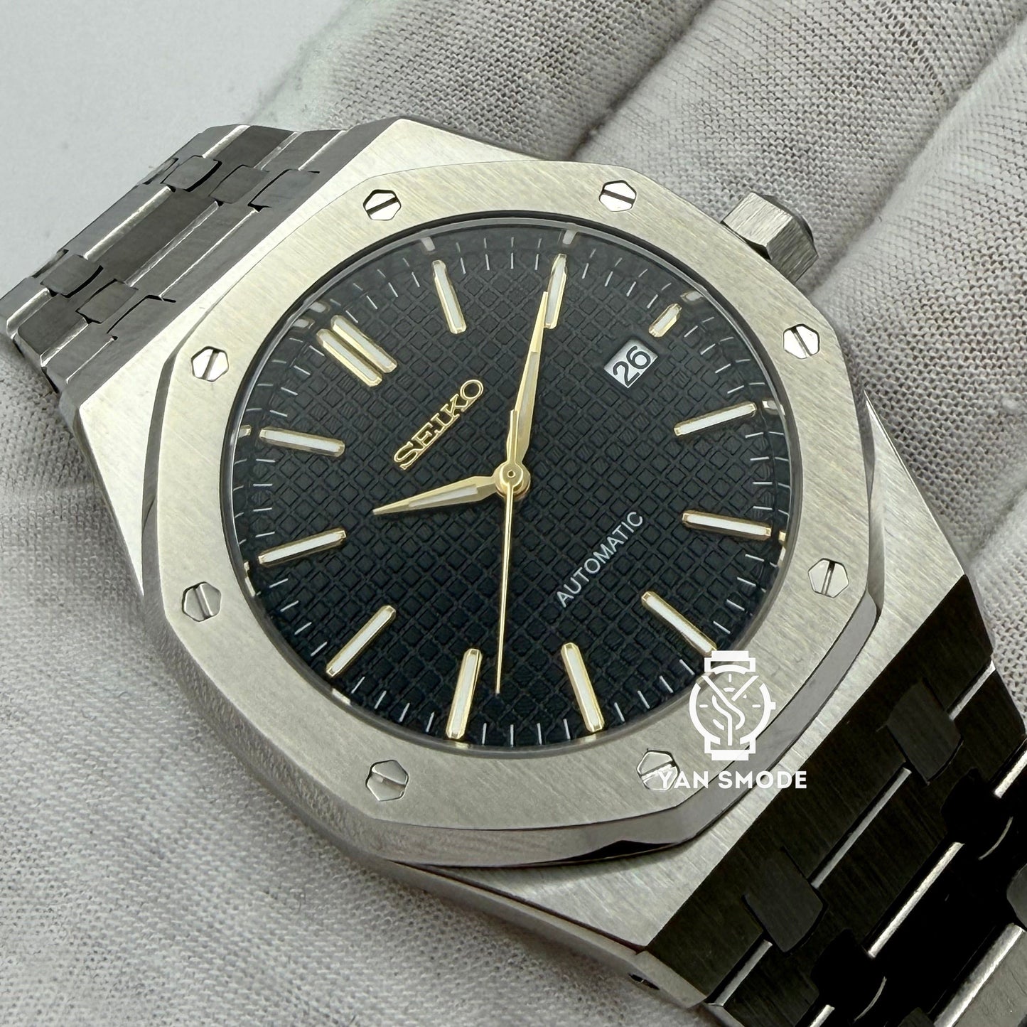 Royal Oak Noire Index Or Jaune