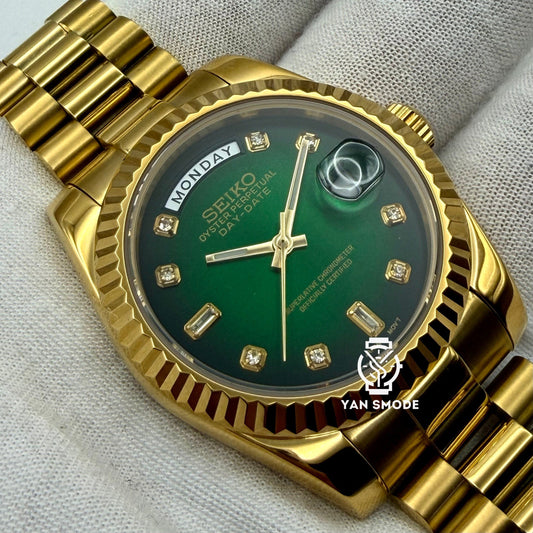 Day Date Or Jaune Verte