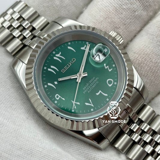 Arabic Dial Verte Index Blanc