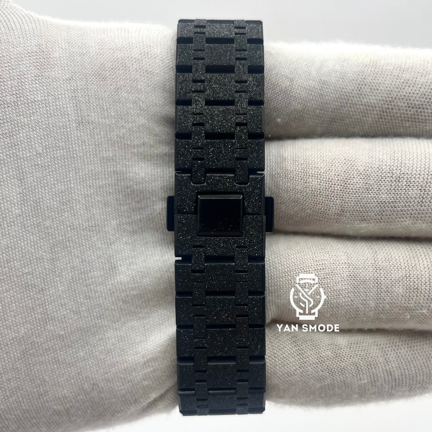 Royal Oak Brilliant Black Arabic Dial Black 