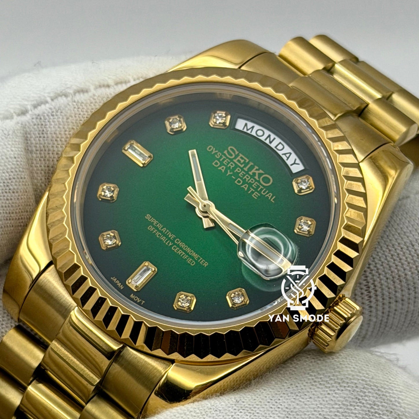 Day Date Or Jaune Verte