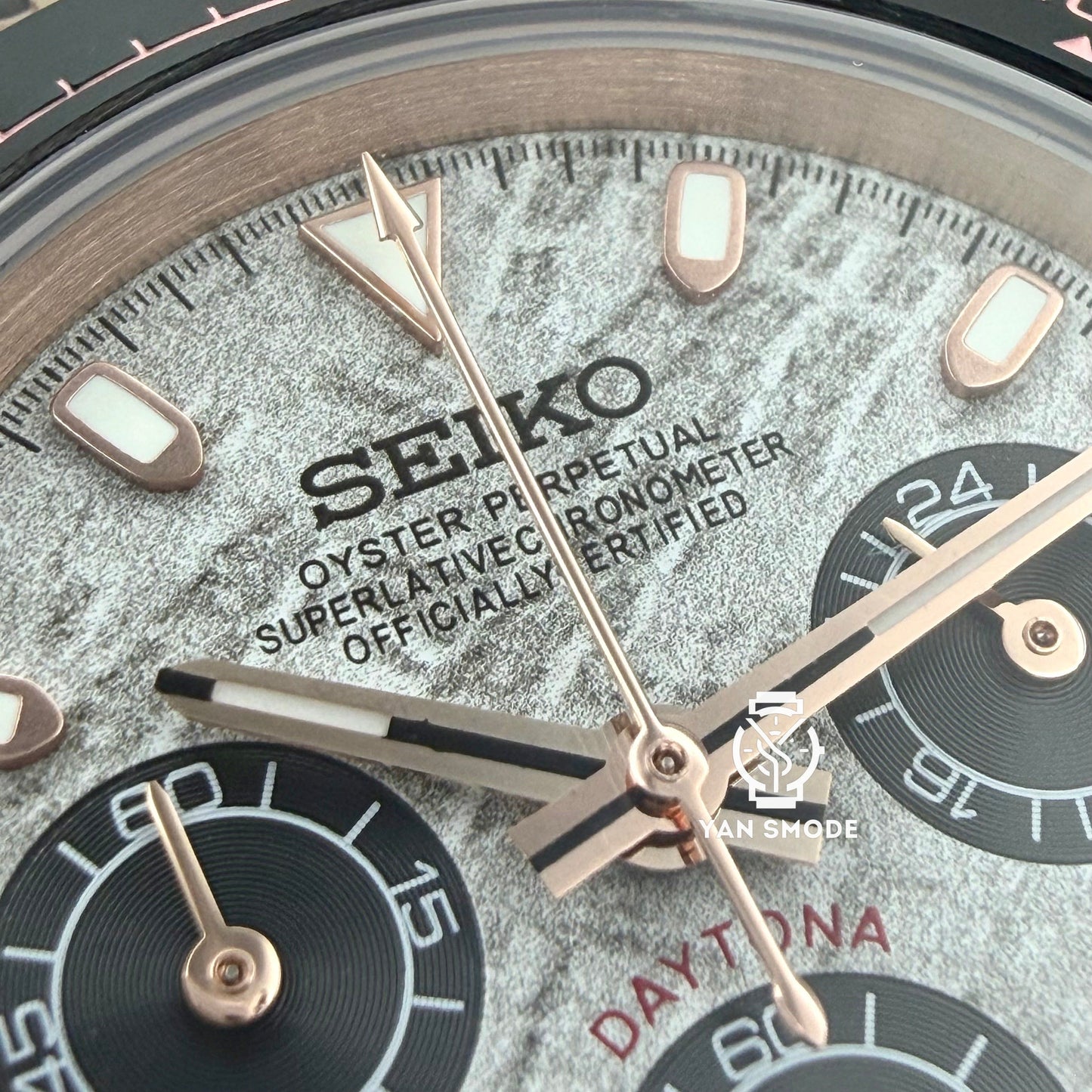 Daytona Or Rose Noir Météorite