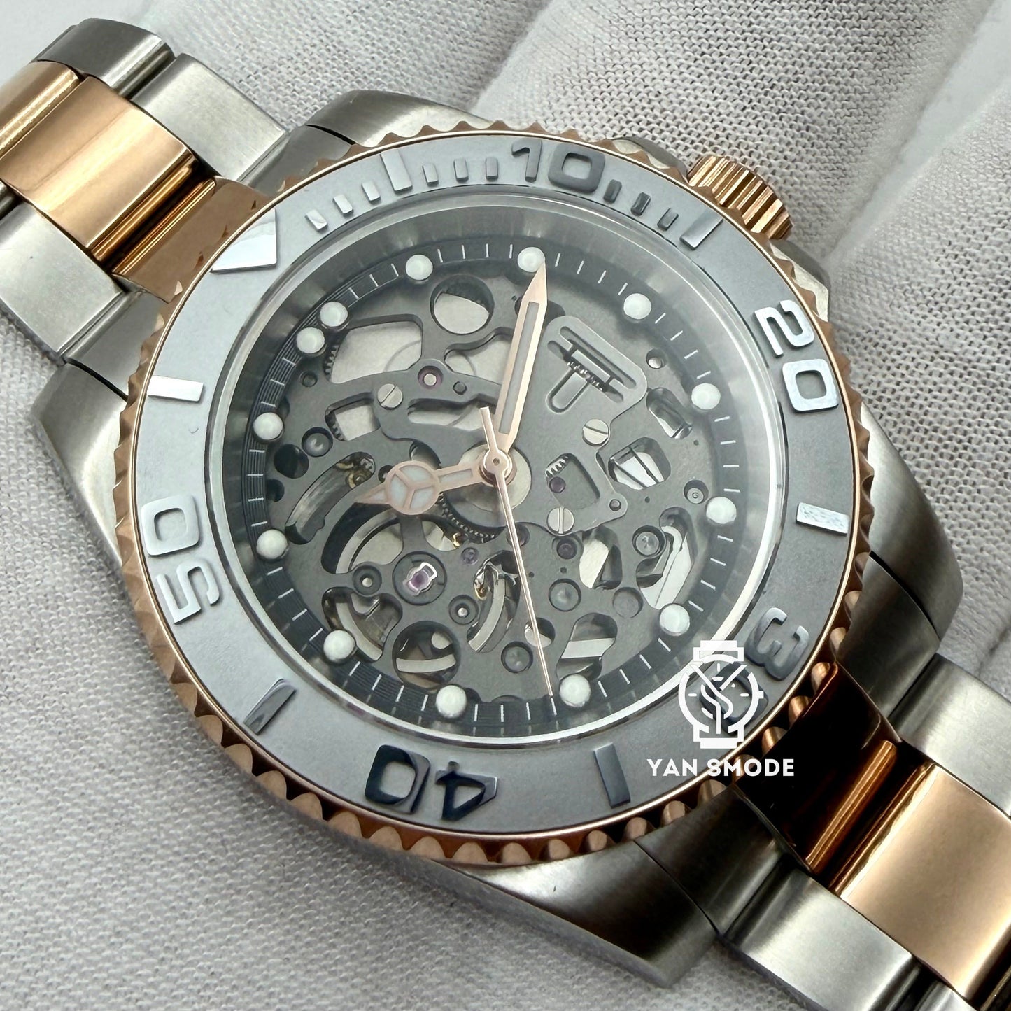 Yacht Master Or Rose Squelette