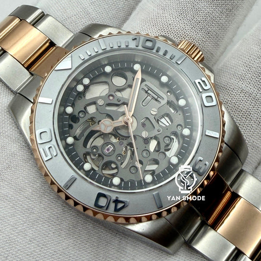 Yacht Master Or Rose Squelette