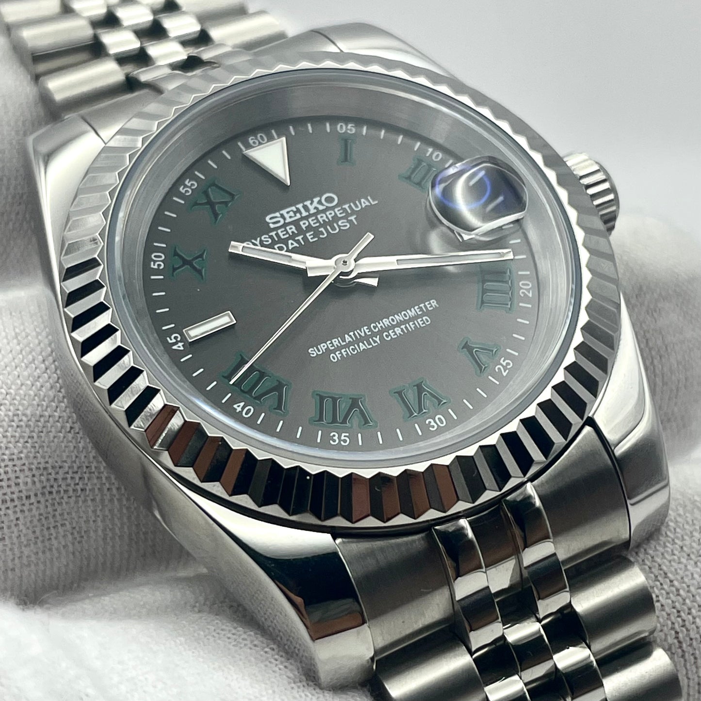 Seiko Mod Date Just Wimbledon