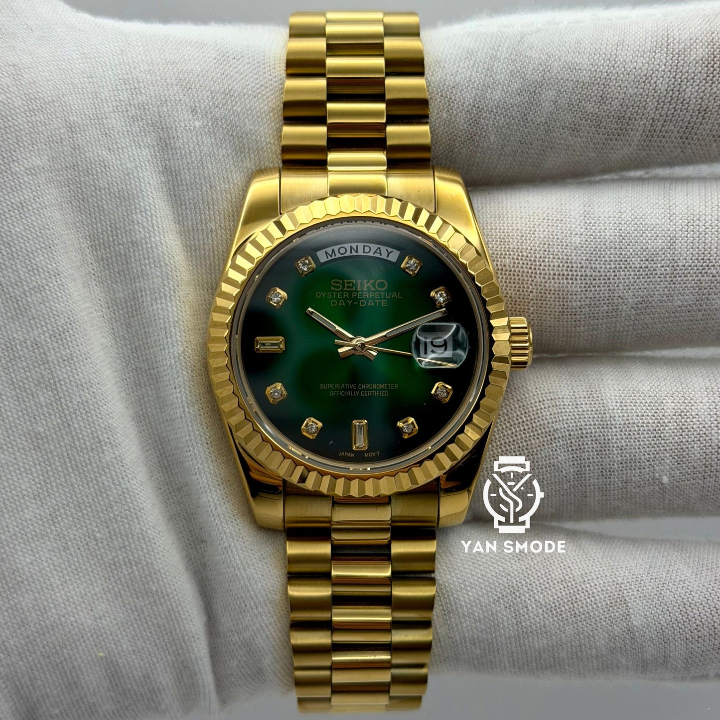 Day Date Or Jaune Verte