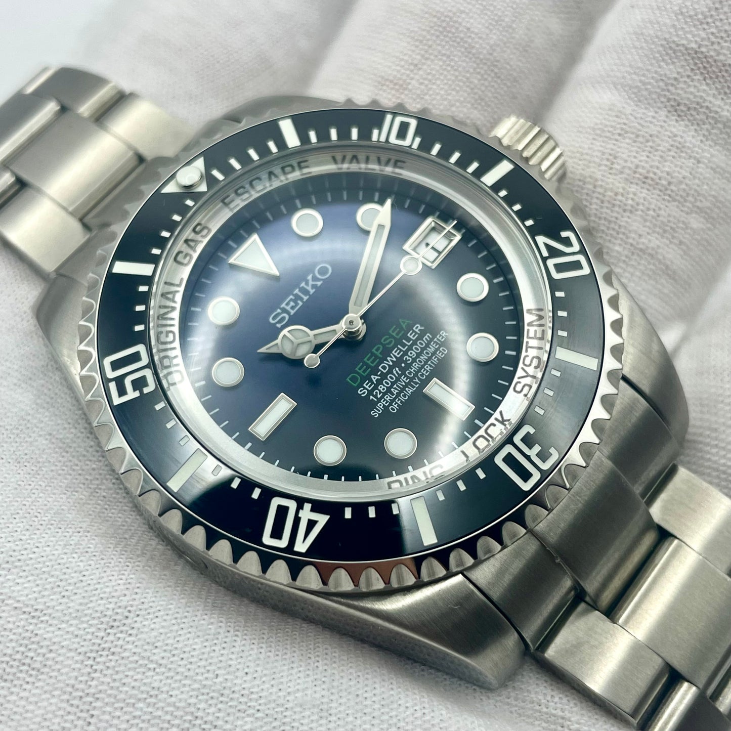 SeikoMod Submariner Black