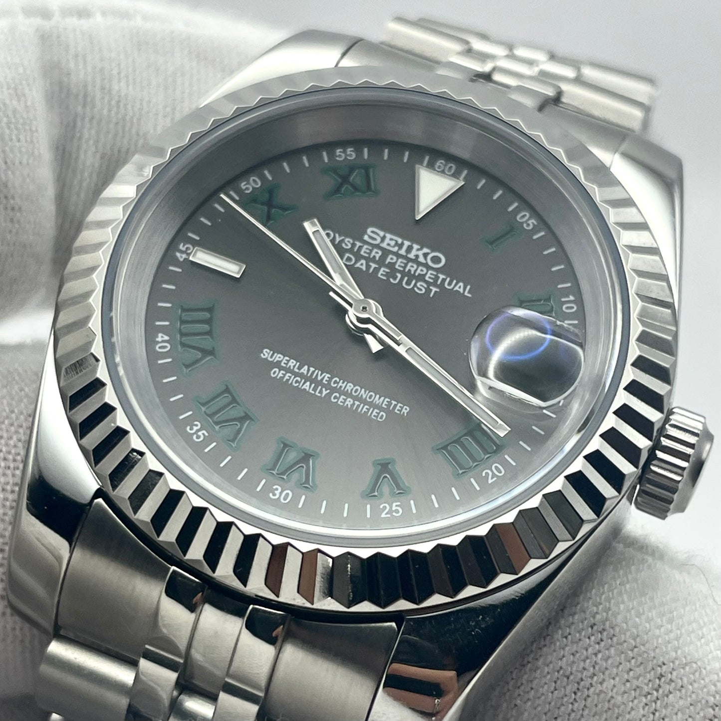 Seiko Mod Date Just Wimbledon