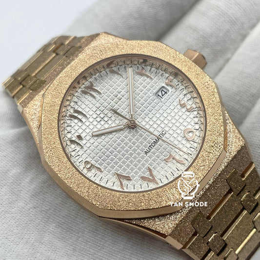 Rovena Brillante Or Rose Arabic Dial Blanche