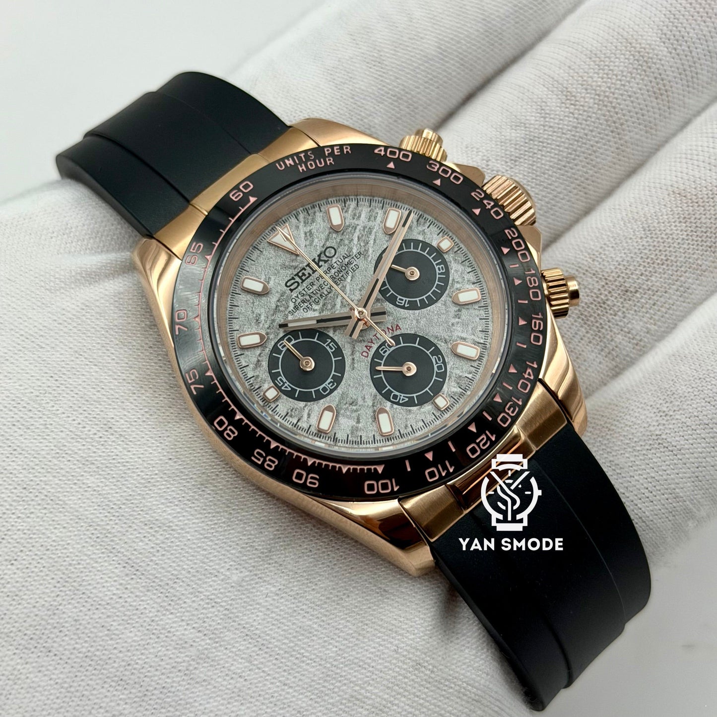 Daytona Or Rose Noir Météorite