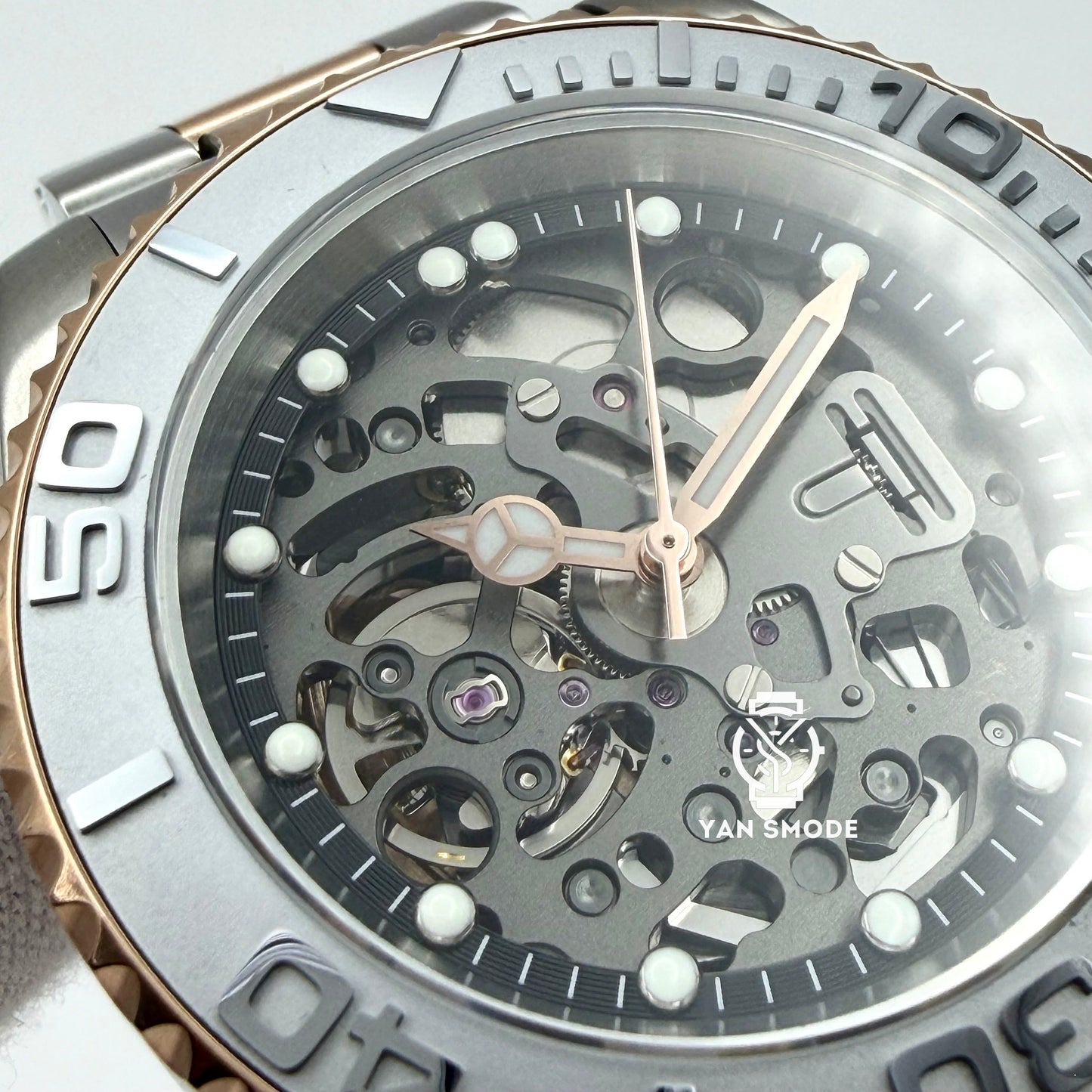 Yacht Master Or Rose Squelette