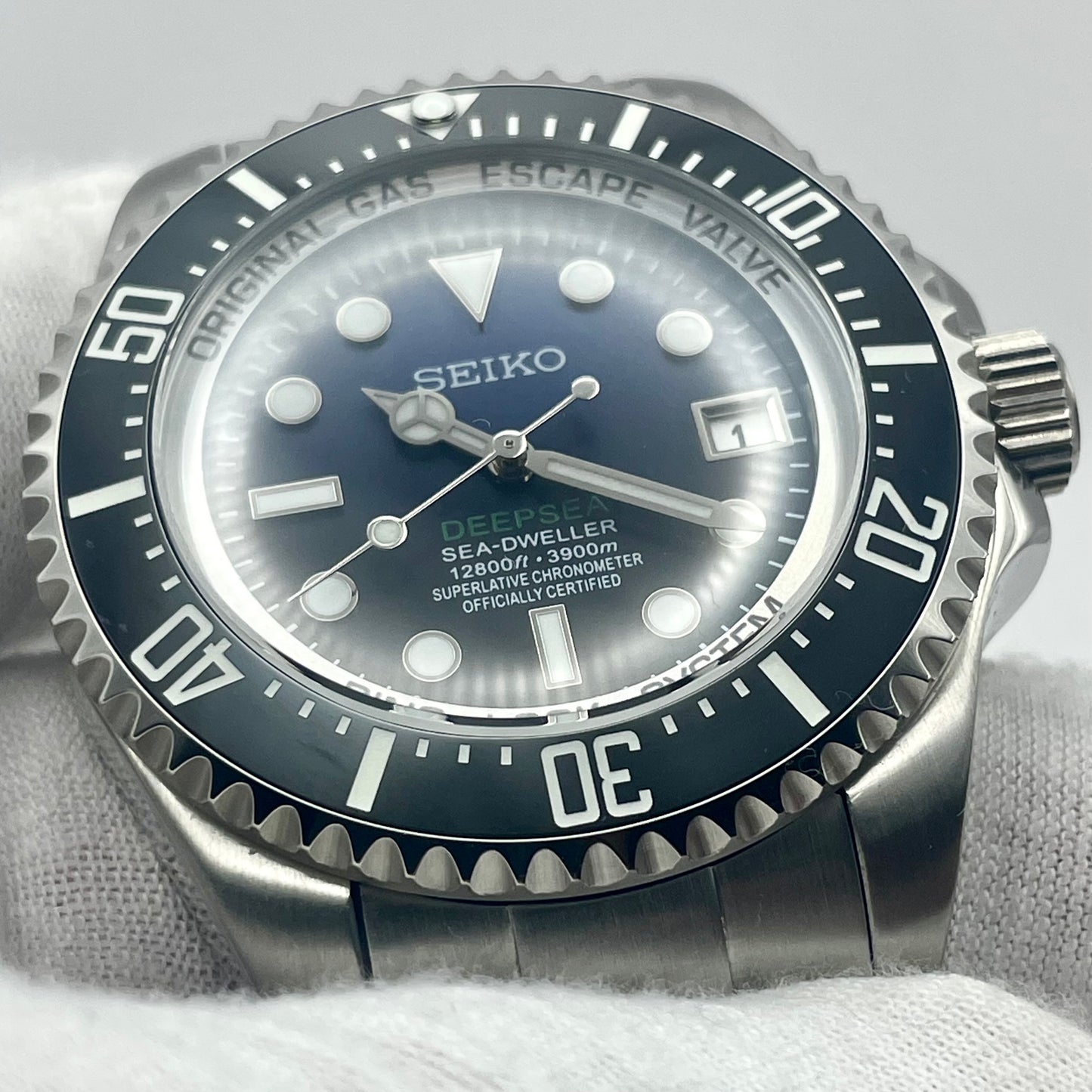 SeikoMod Submariner Black