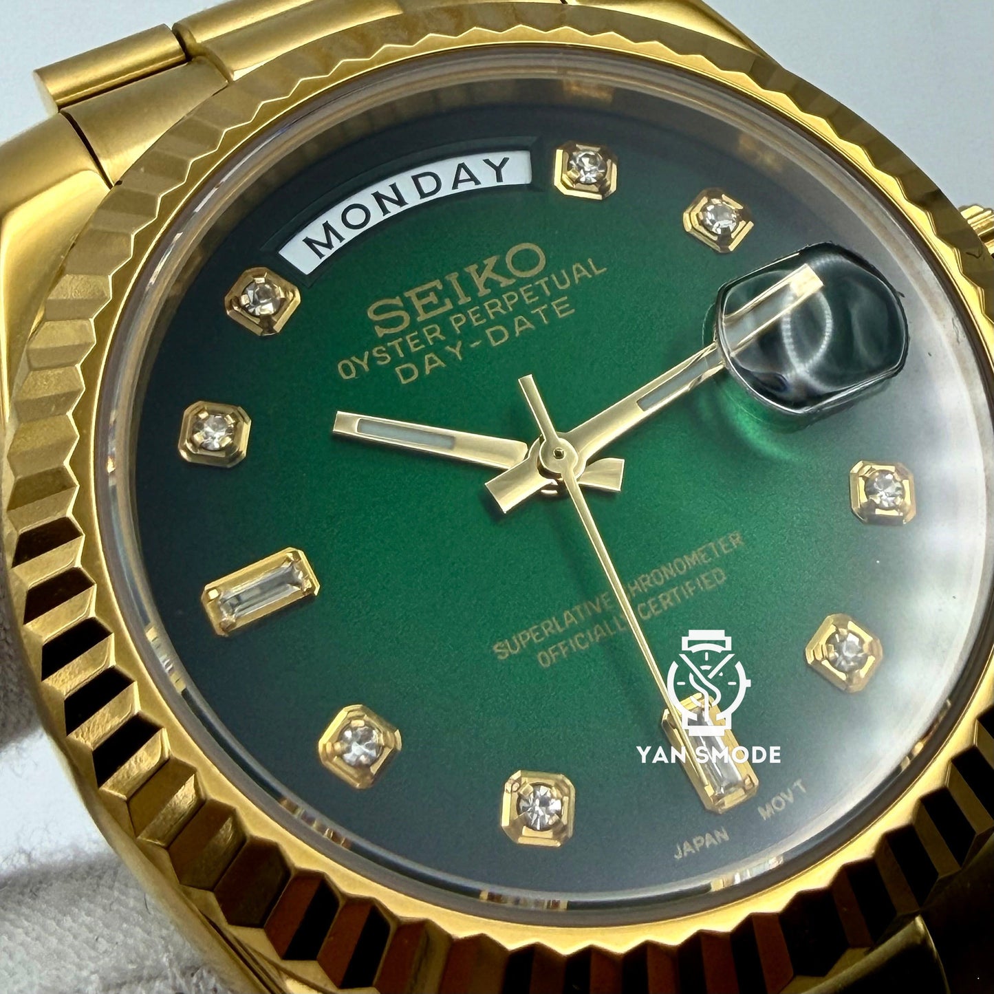 Day Date Or Jaune Verte