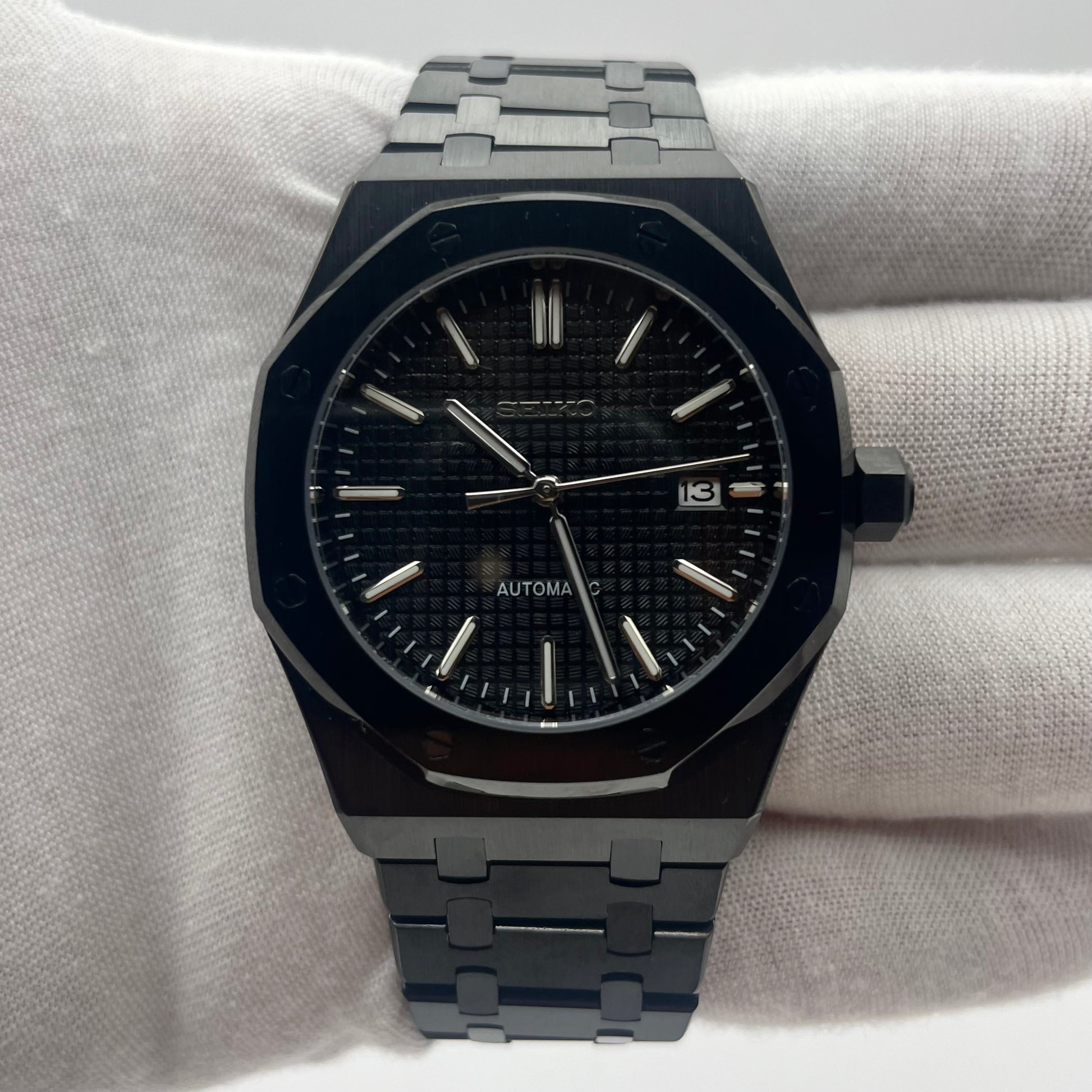 SeikoMod Royal Oak Entièrement Noire - Yan Smode