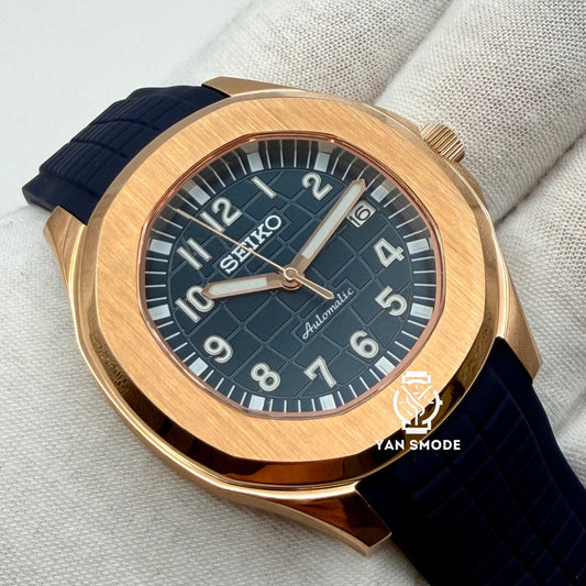 Aquanaut Or Rose Bleu Marine