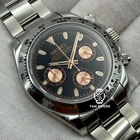 Daytona Noire Index Or Rose