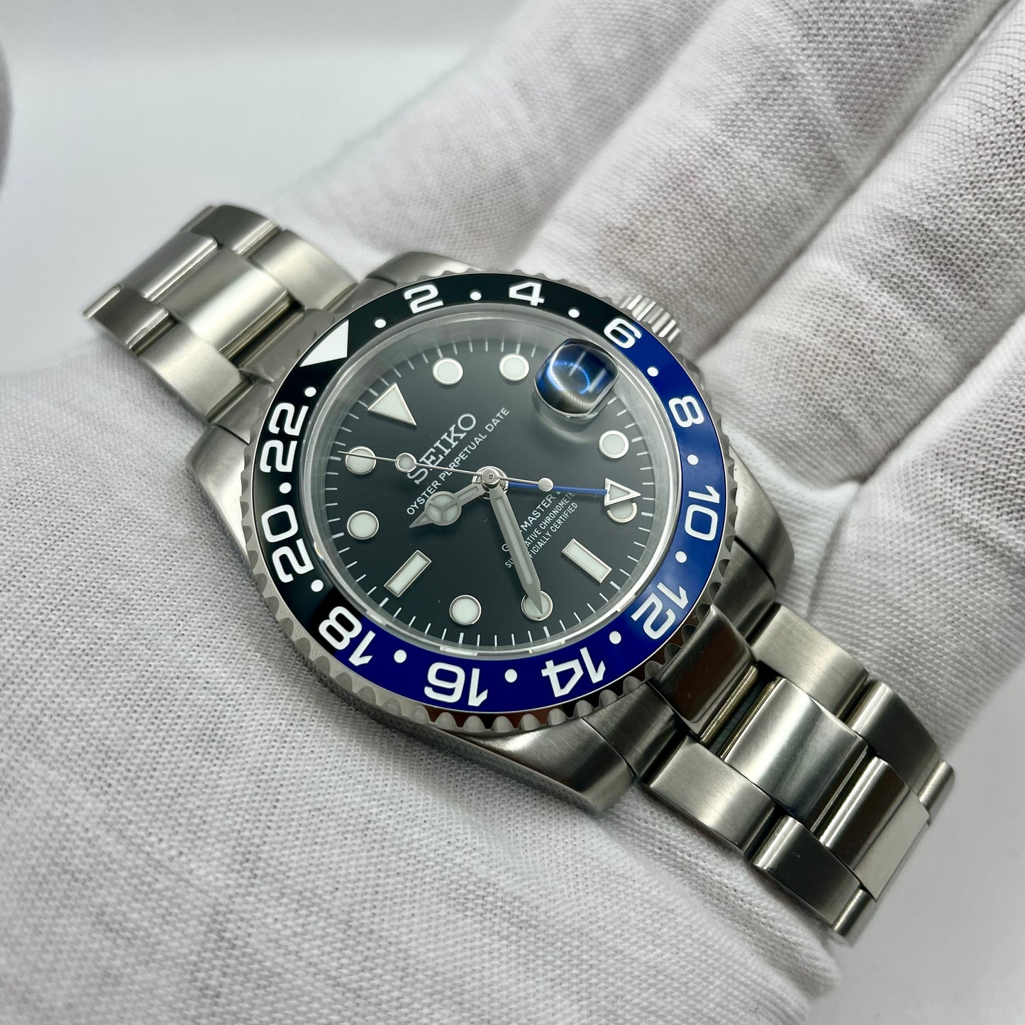 Seiko Mod GMT Batman